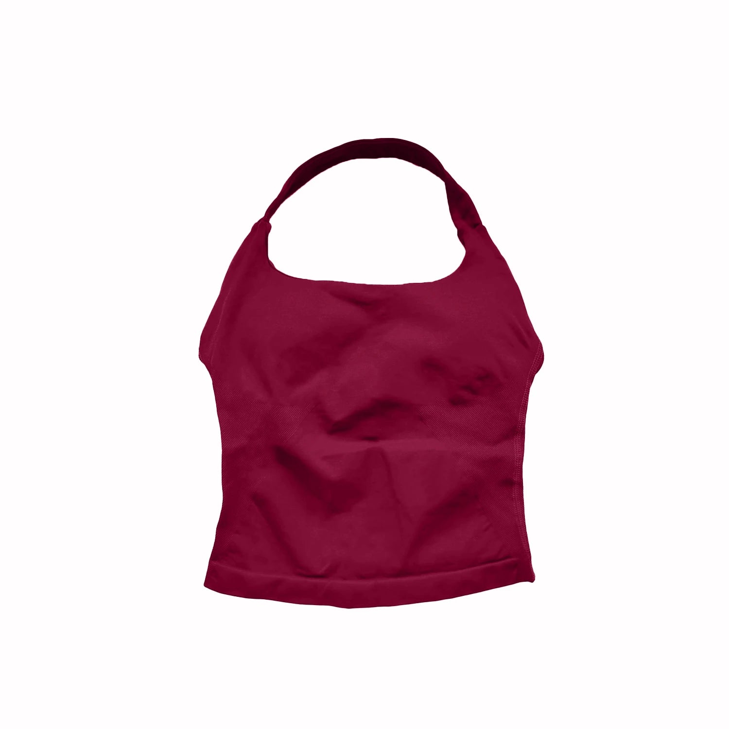 Women's Halter Neck Longline Fitted Tank Top For Workout Outfits