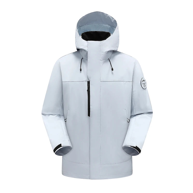 Unisex Waterproof Oil-Resistant Hiking Jacket for Trekking