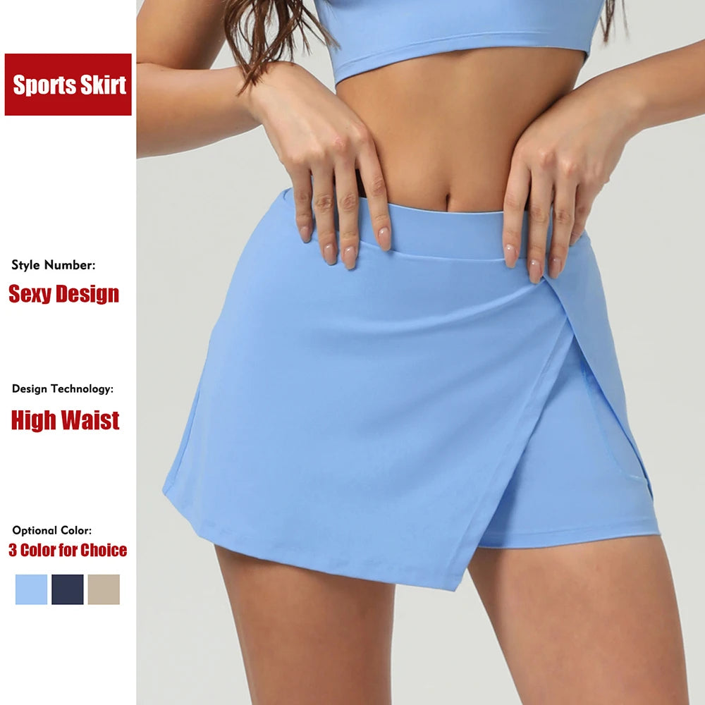 Women's Wrap-Front Tennis Skort