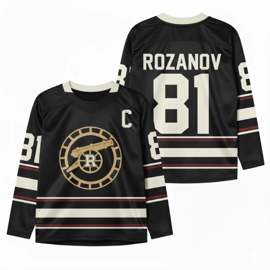 Rivalry Player Number Graphic Long Sleeve Jersey For Sports Outfits