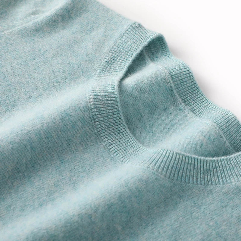 Women's Plain Long Sleeve Knit Sweater Casual Knit Layer