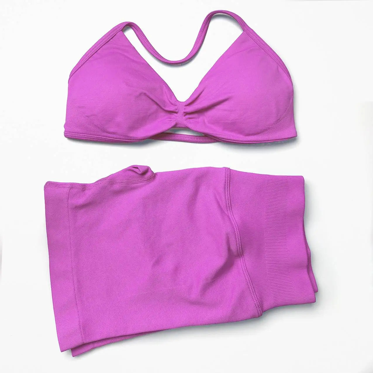 Women's Halter Bra And Variable Bottoms Yoga Set