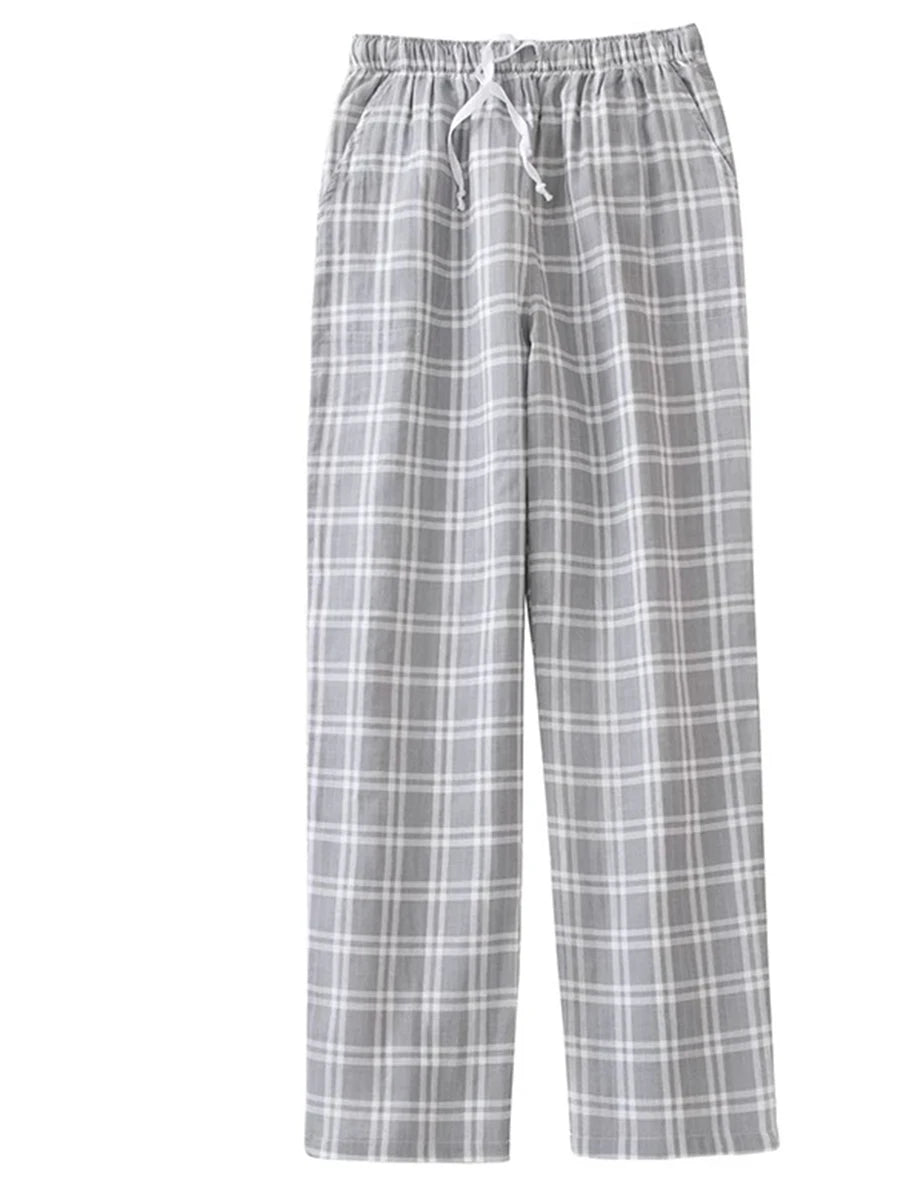 Men's Printed Elastic Waist Straight Leg Lounge Pajama Pants