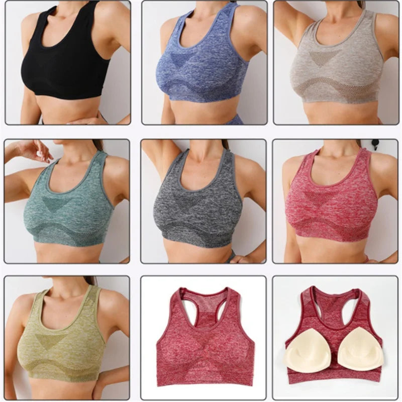 Women's Racerback Bra And Shorts Yoga Set For Workout Outfits
