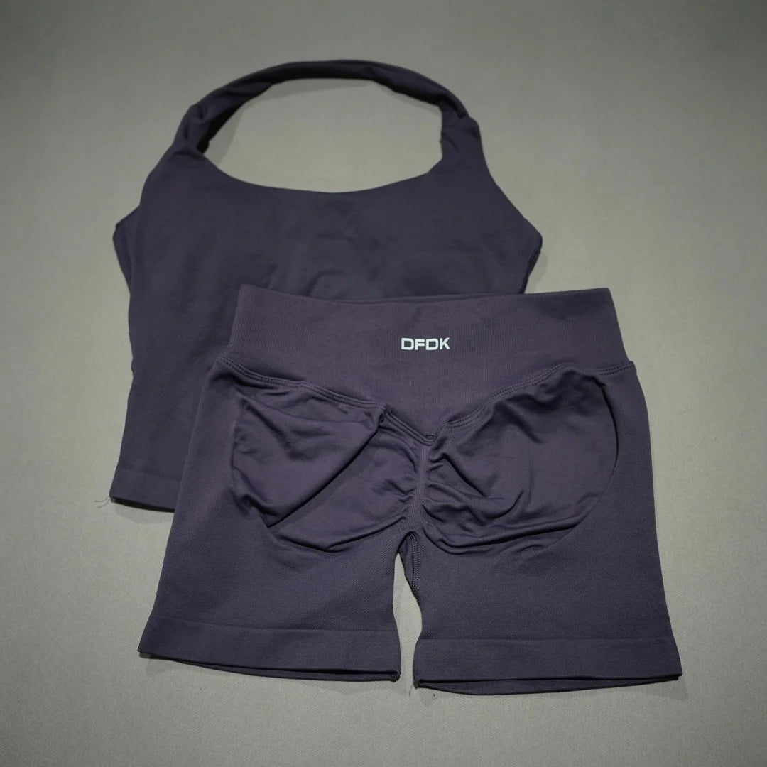 Women's Tank And Shorts Yoga Set For Workout Outfits