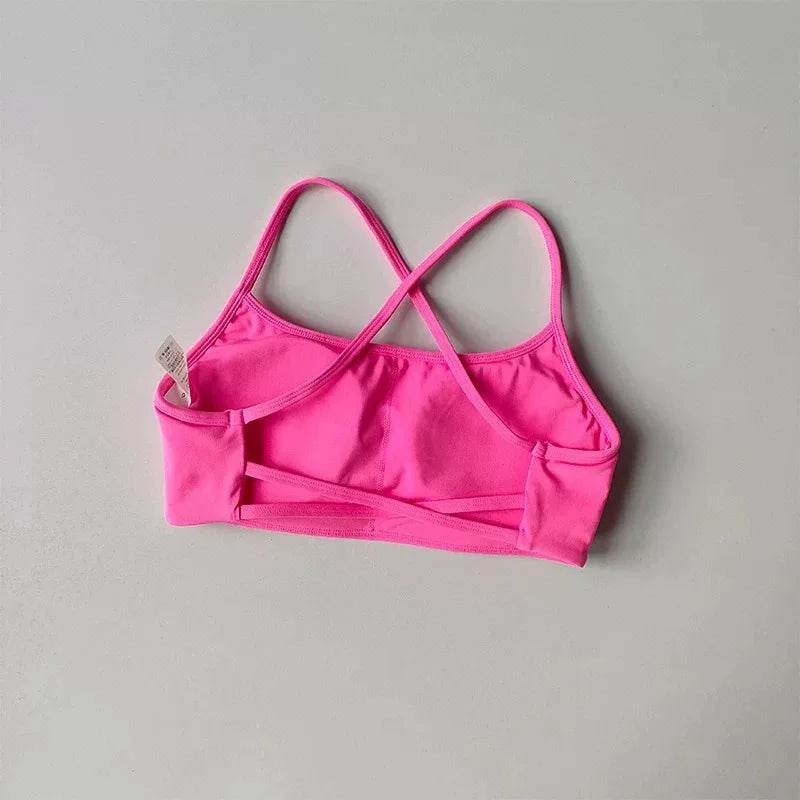 Women's Multi Strap Cross Back Sports Bra For Workout Outfits