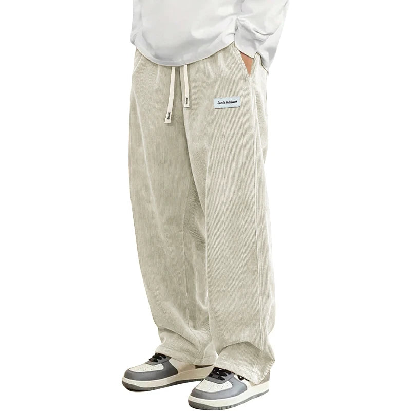 Men's Elastic Waist Casual Pants For Everyday Wear