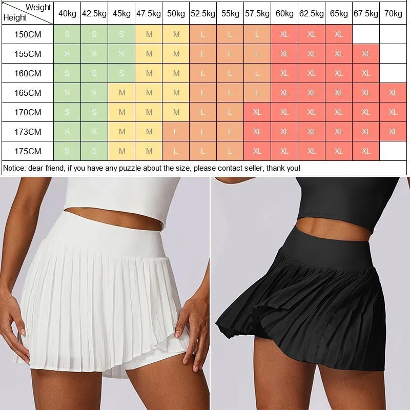 Women's Pleated Tennis Skort