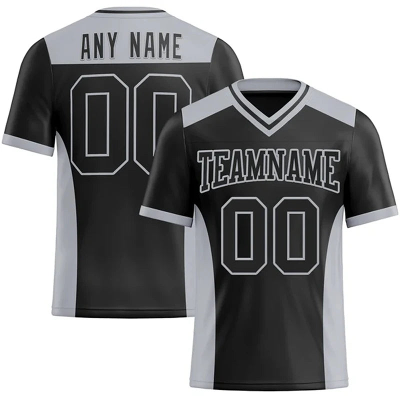 Number Print Football Short Sleeve Jersey For Sports Outfits