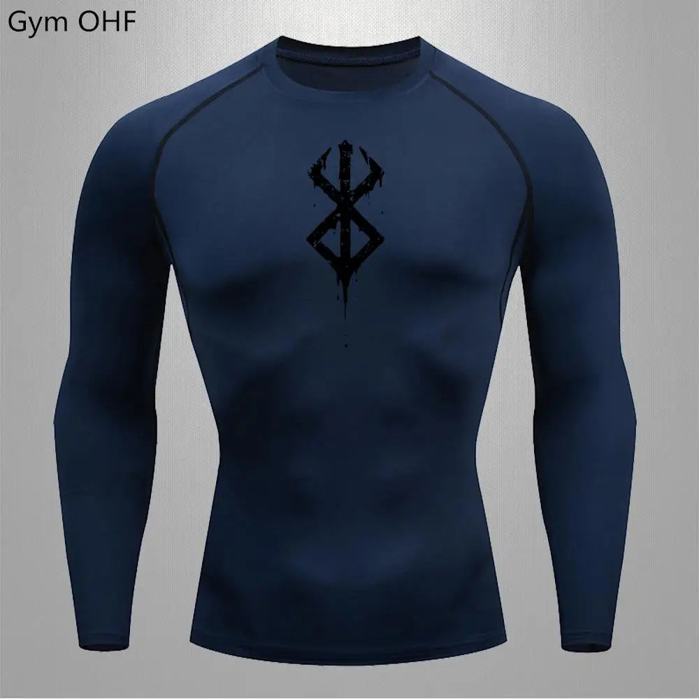 Fitted Crew Neck Short Sleeve Compression T Shirt