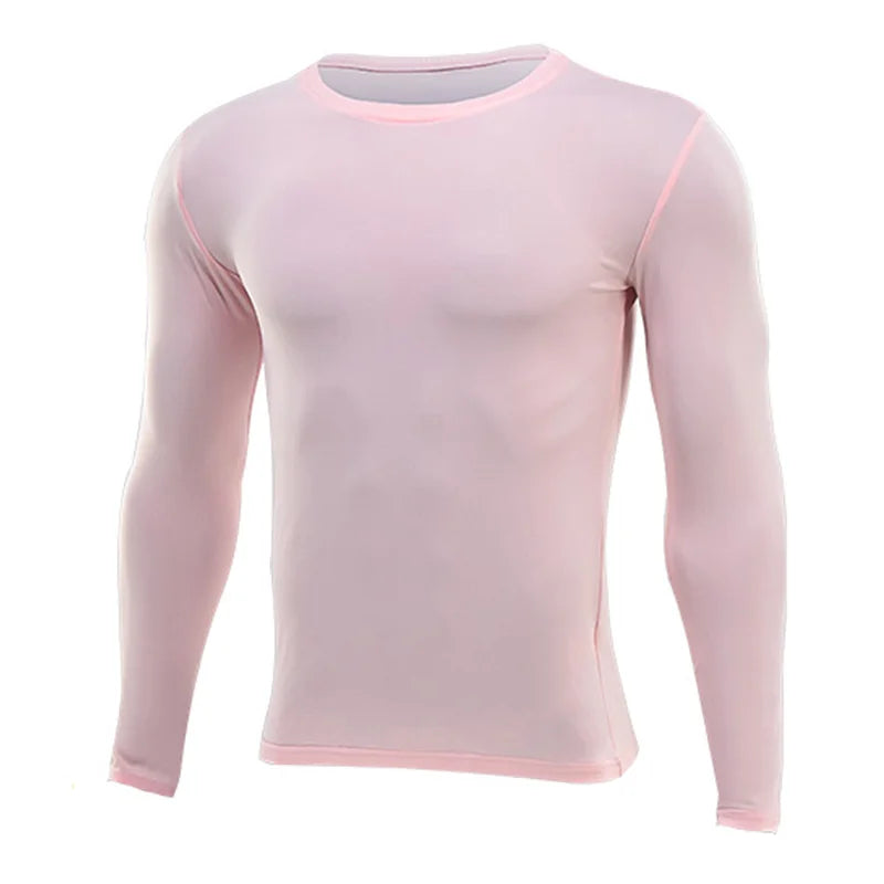 Long Sleeve Crew Neck Sports T-shirt For Workout Outfits