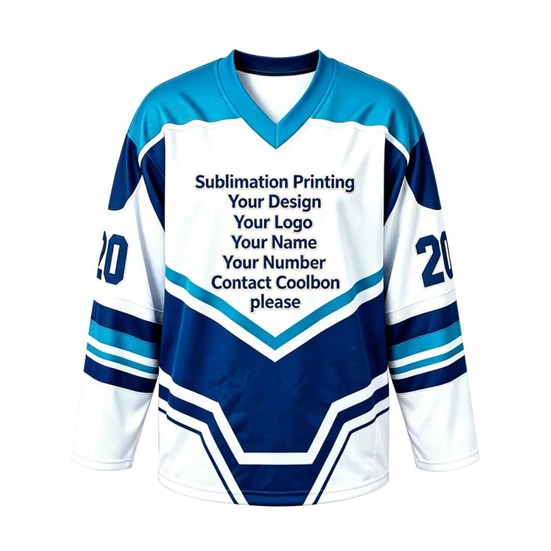 Number Graphic Hockey Long Sleeve Jersey For Sports Outfits