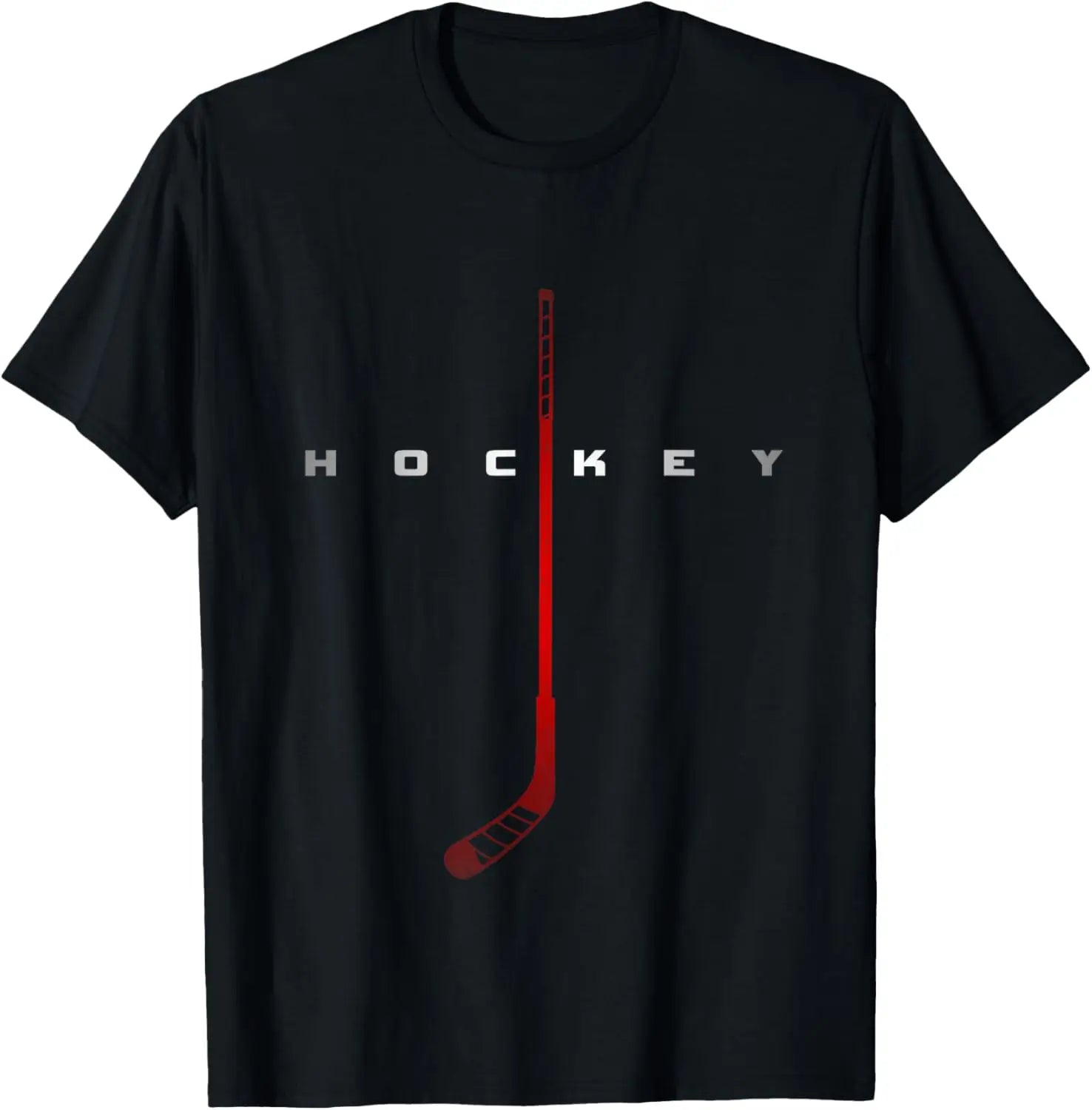 Hockey Letter Graphic Short Sleeve T-shirt For Sports Outfits