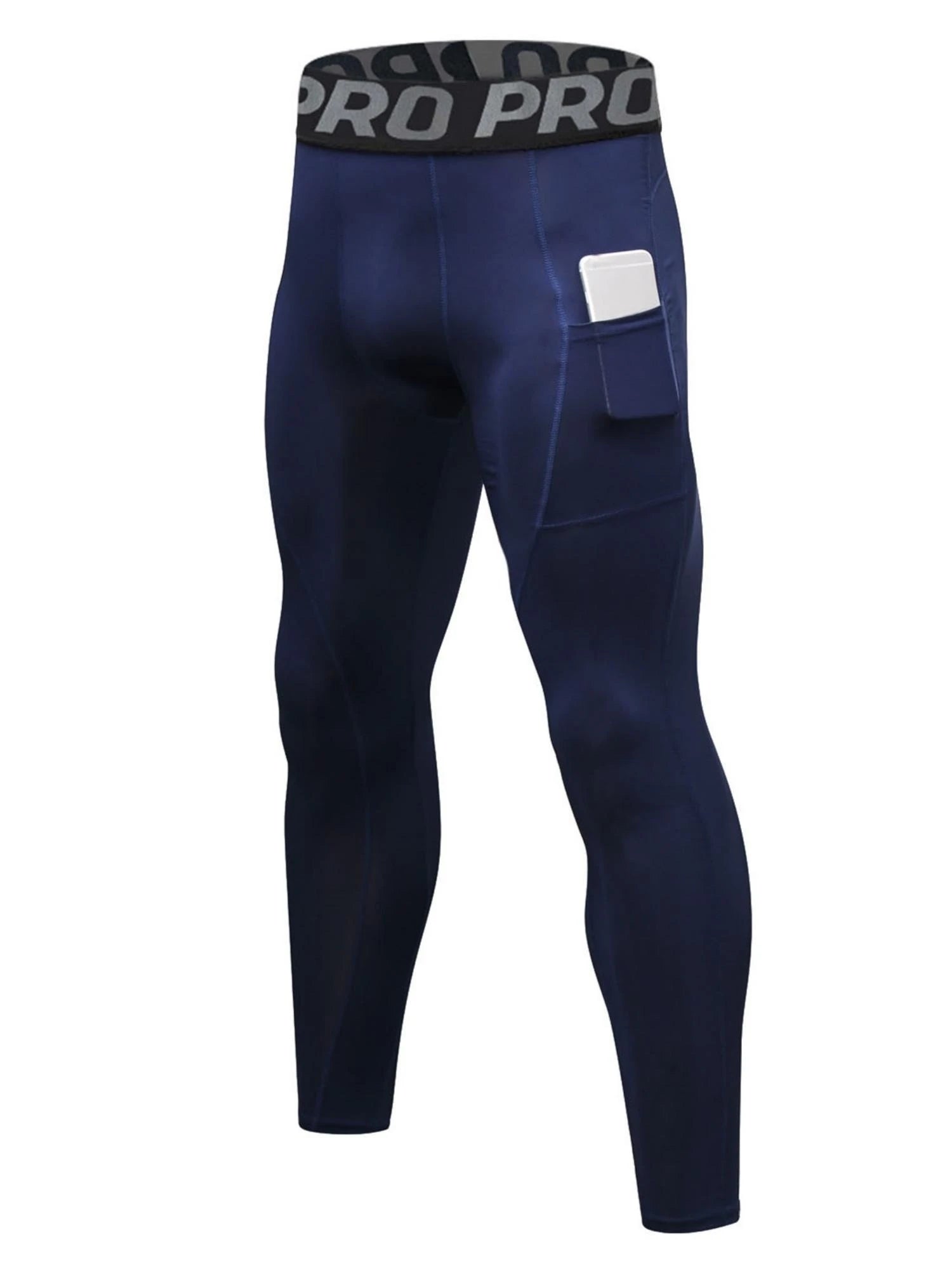Men's Pocket Training Leggings for Gym and Running