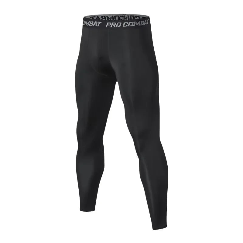 Men's Fitted Training Leggings for Gym and Running