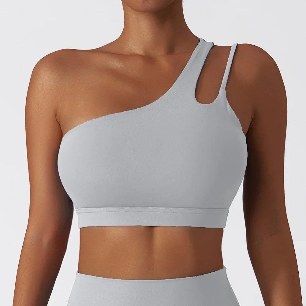 Women's One-Shoulder Sports Bra