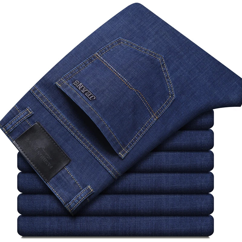 Men's Straight Leg Denim Jeans for Casual Everyday Wear