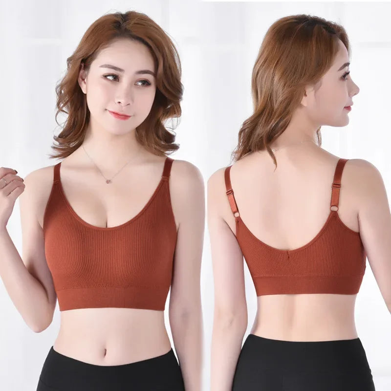 Women's Ribbed Scoop Neck Everyday Bra