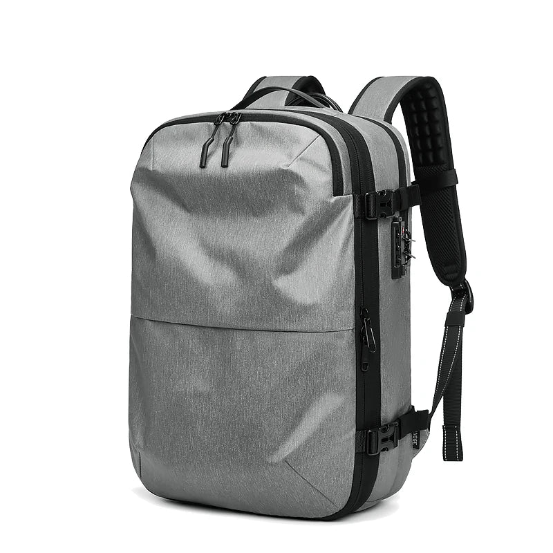 Vacuum Compression Travel Backpack with Separately Labelled Pump and Bag Options
