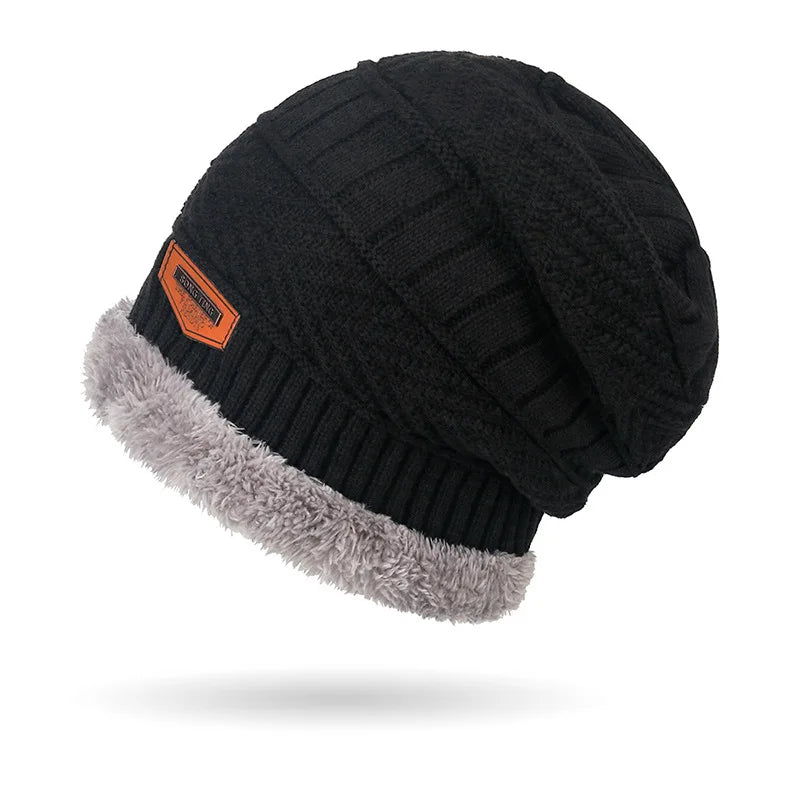 Winter Knitted Beanie Hat Scarf and Touchscreen Gloves Adult Accessory Set