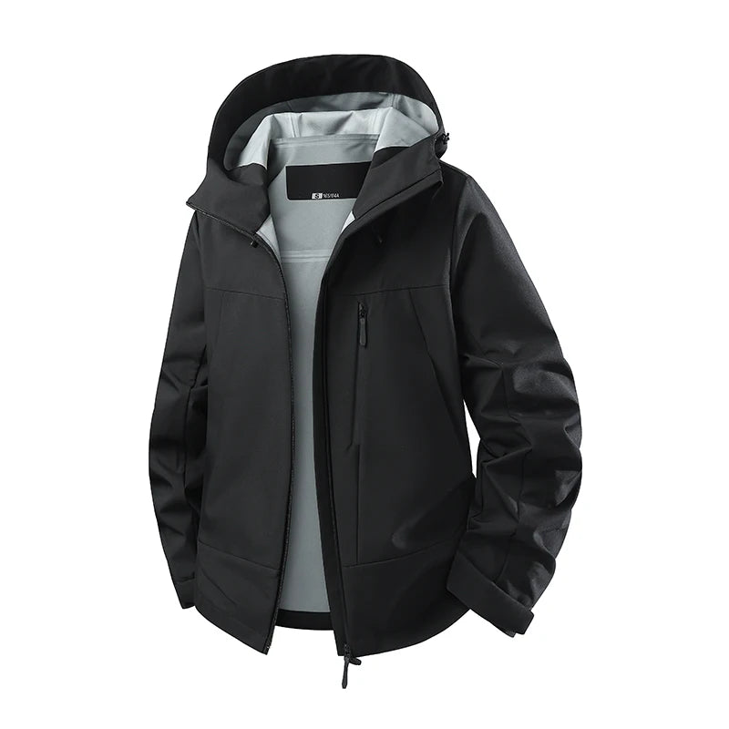 Unisex Waterproof Windproof Hiking Jacket for Outdoor Trekking