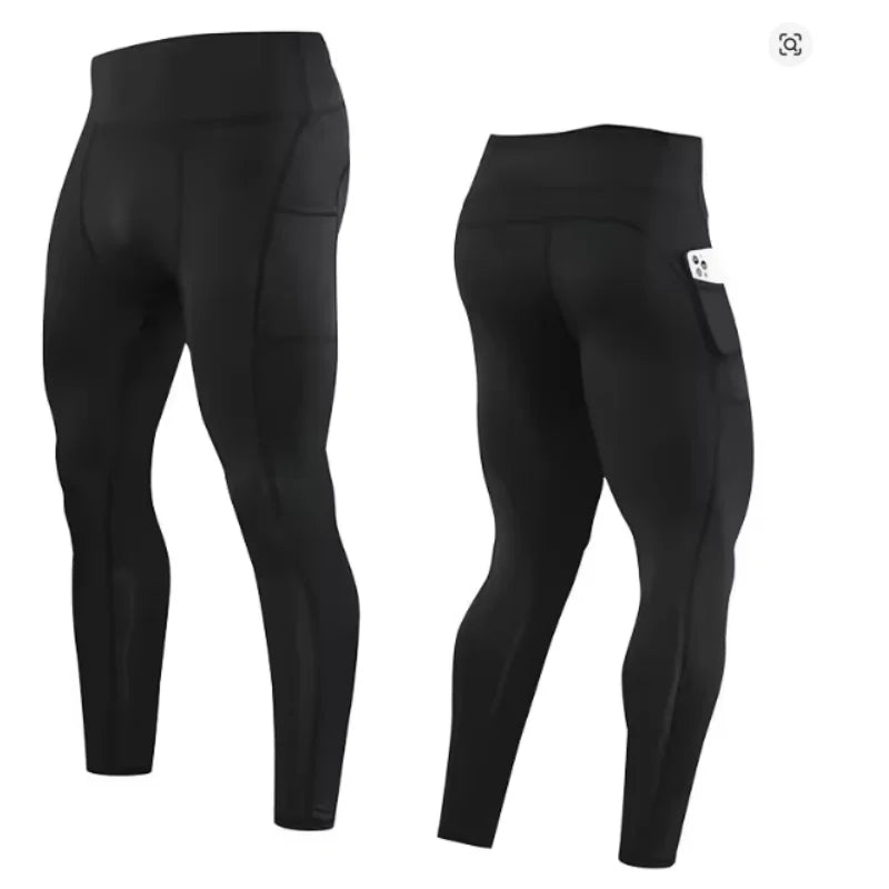 Men's Fitted Training Shorts for Gym and Running