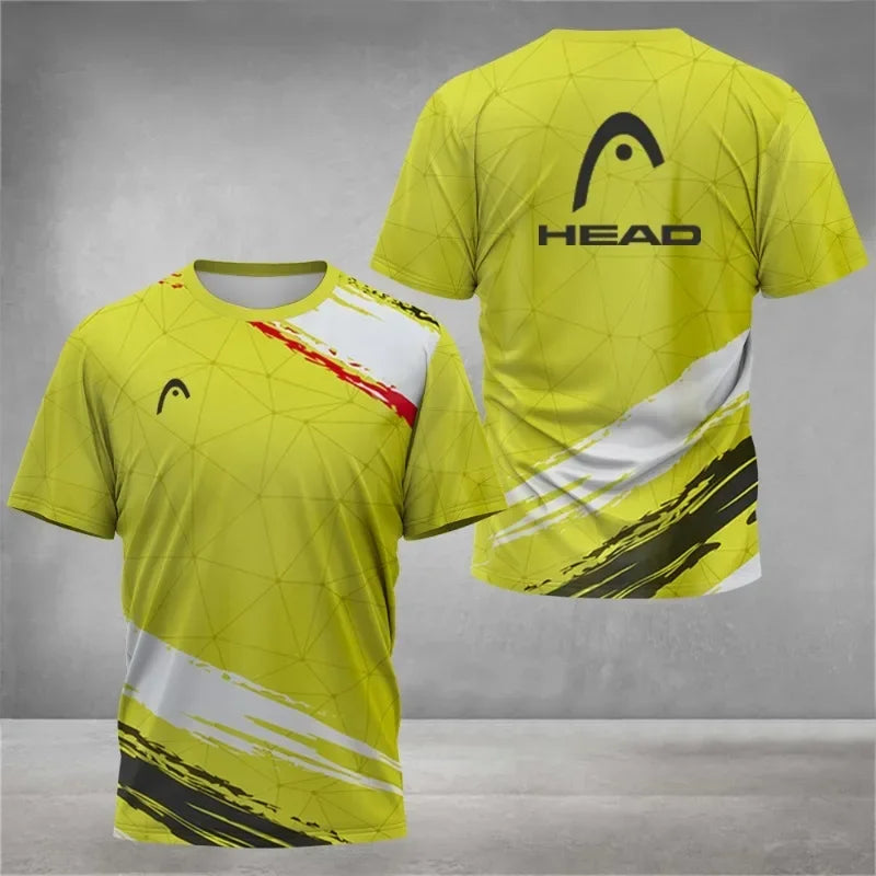Court Sports Graphic Short Sleeve T-shirt For Sports Outfits