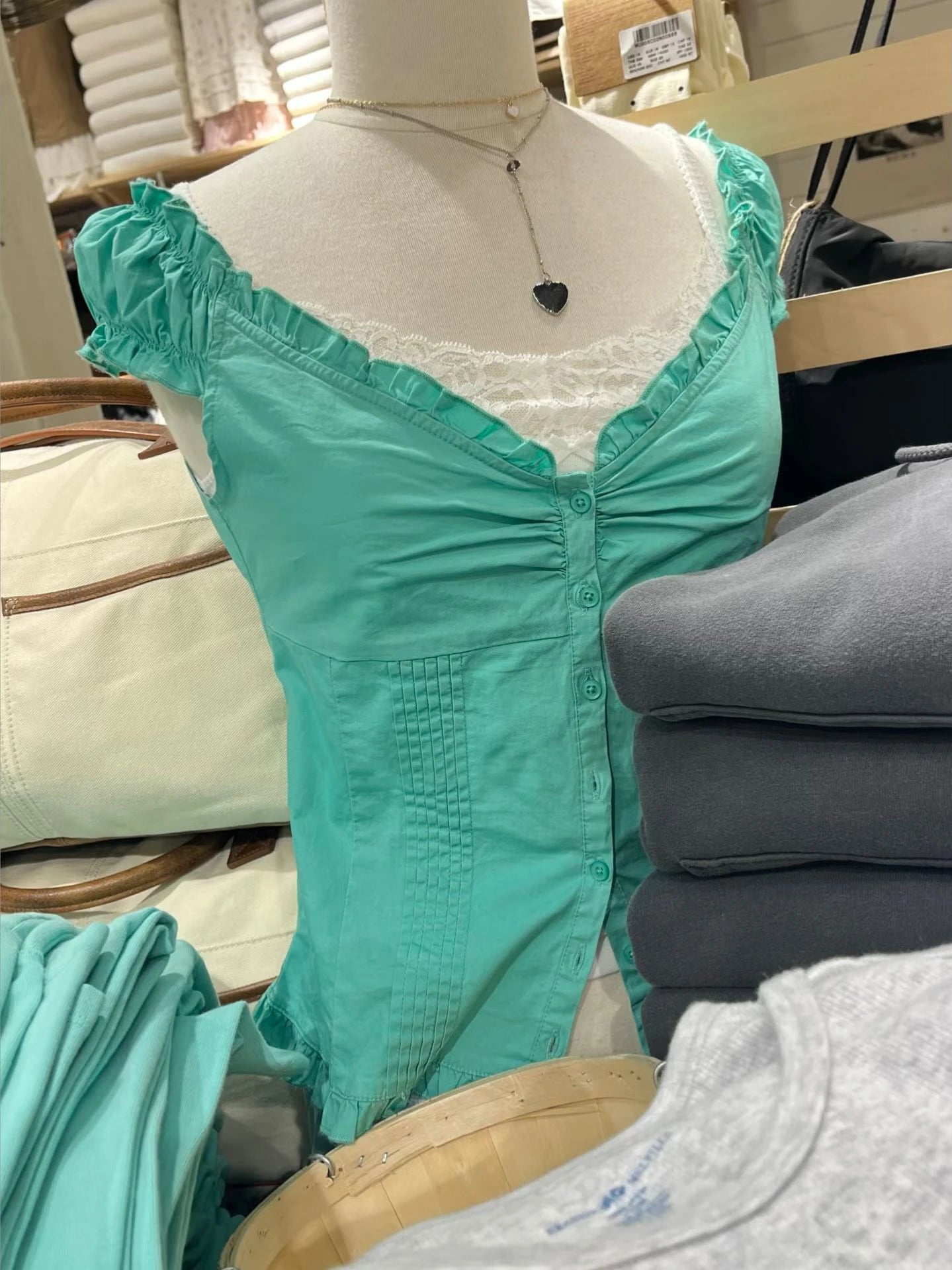 Women's Ruffled Cotton Sleeveless Blouse with Button Front and Mixed Pattern Options