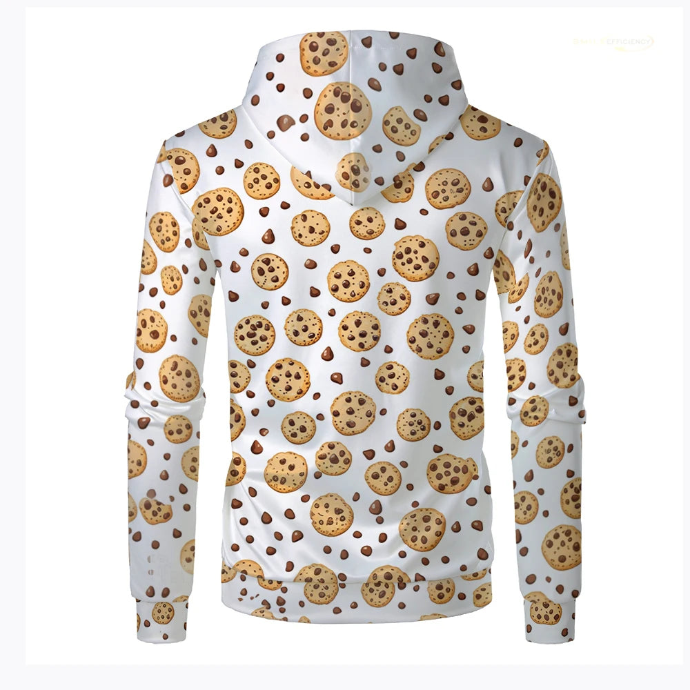 Men's Tie-Dye-Print Long-Sleeve Pullover Hoodie