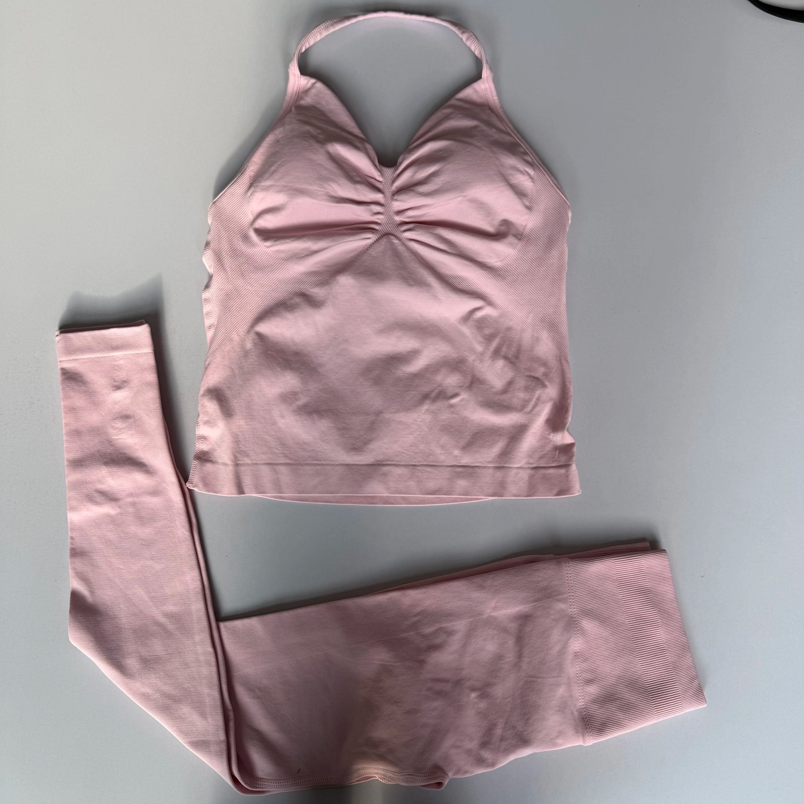 Women's Cross Back Bra And Leggings Yoga Set