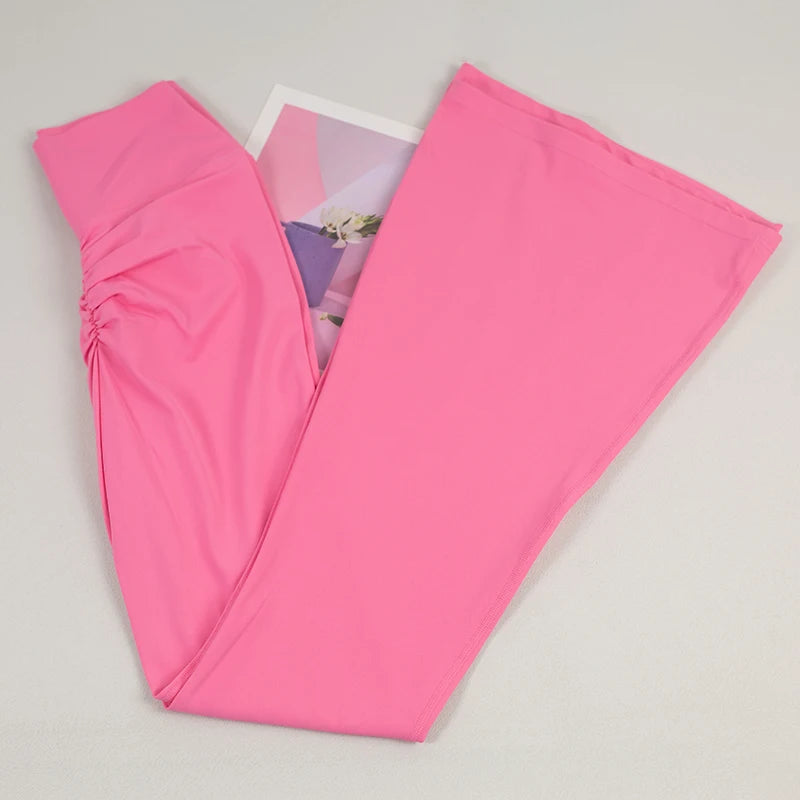 Women's High Waist Flared Leggings For Workout Outfits