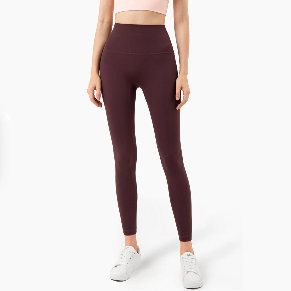 Women's Back Pocket Full Length Leggings For Workout Outfits