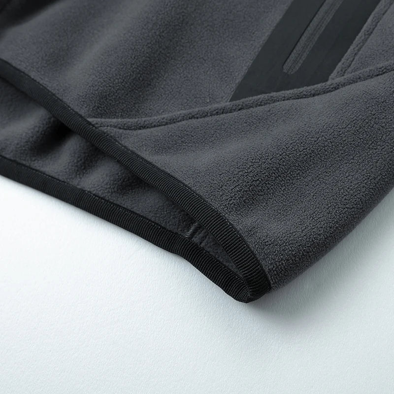 Long Sleeve Full Zip Fleece Outdoor Jacket with Pockets