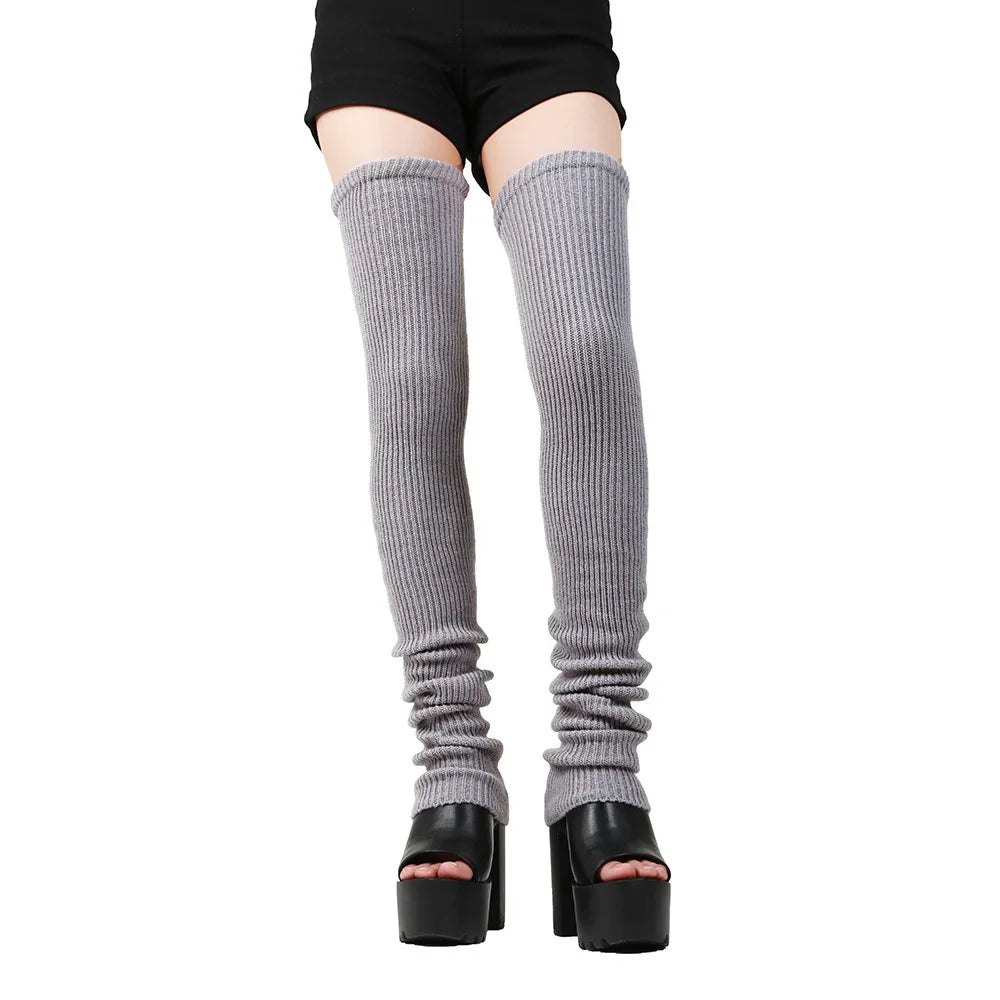 Solid Long Leg Warmers with Original Length Options