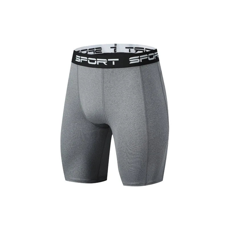 Men's Fitted Training Shorts for Gym and Running