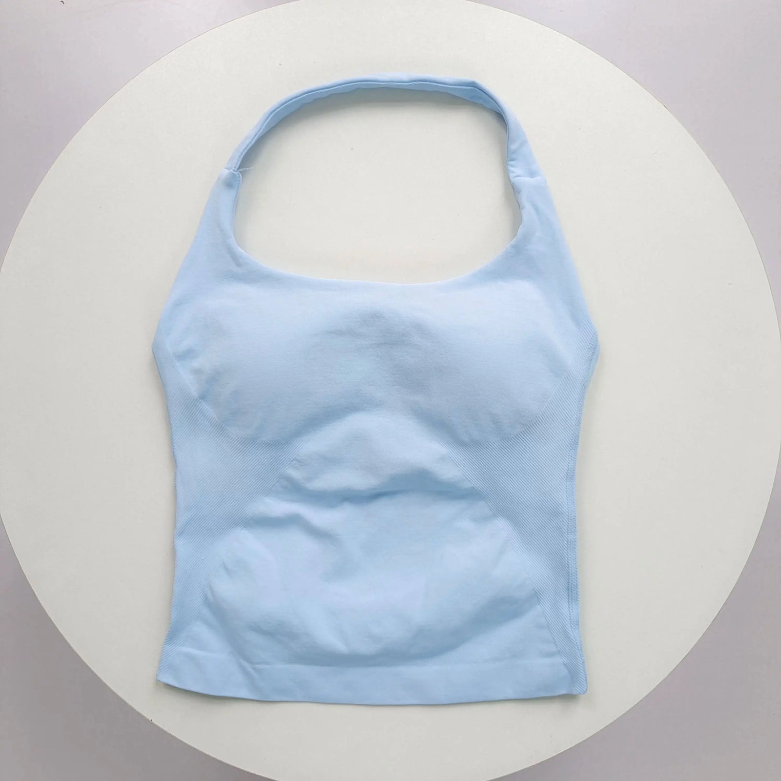 Women's Halter Neck Longline Sports Tank Top For Workout Outfits