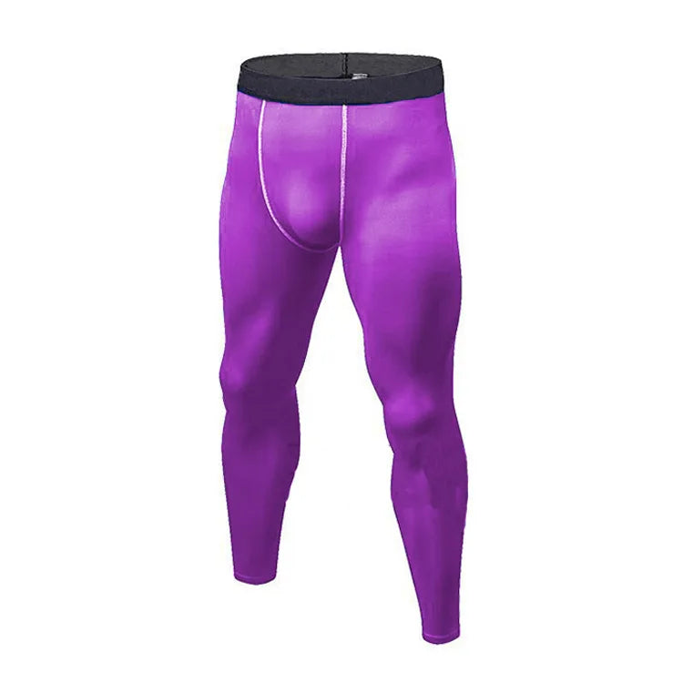 Men's Fitted Training Leggings for Gym and Running