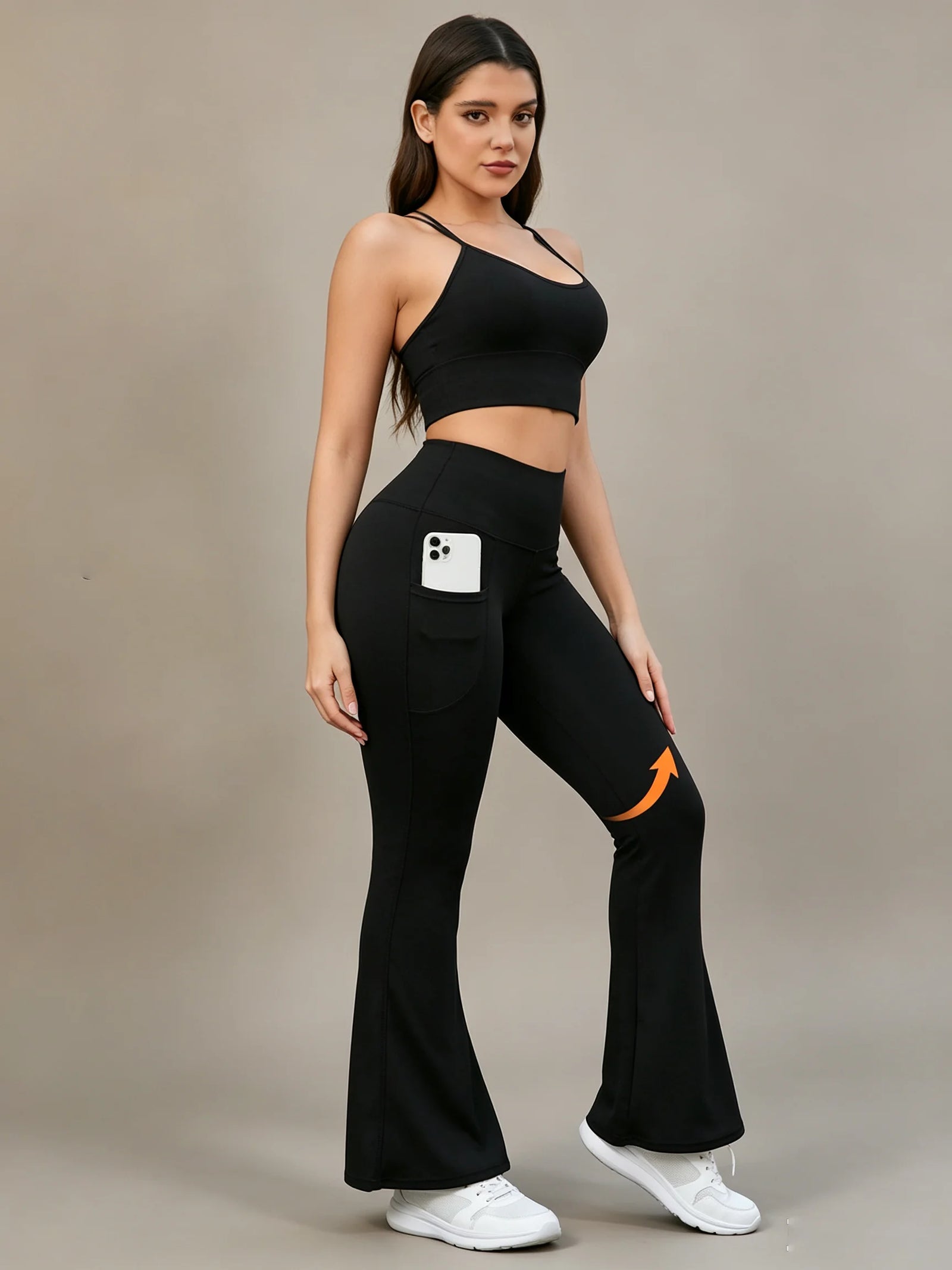 Women's Flared Leggings For Workout Outfits And Layering