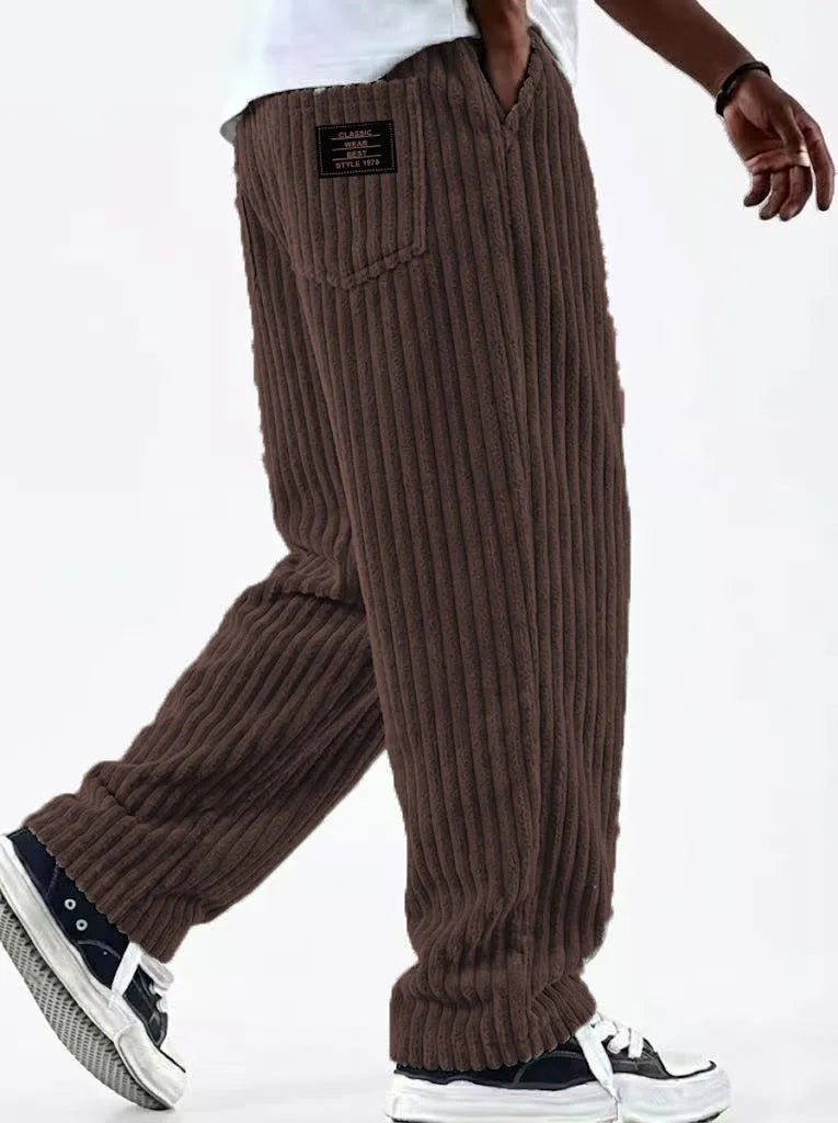 Men's Drawstring Waist Casual Pants For Everyday Wear