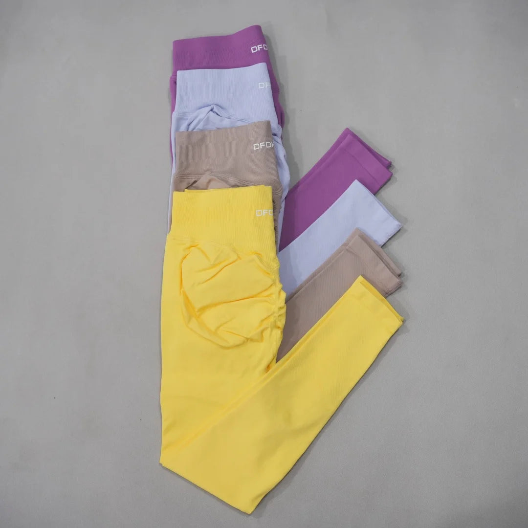 Women's Scrunch Full Length Leggings For Workout Outfits
