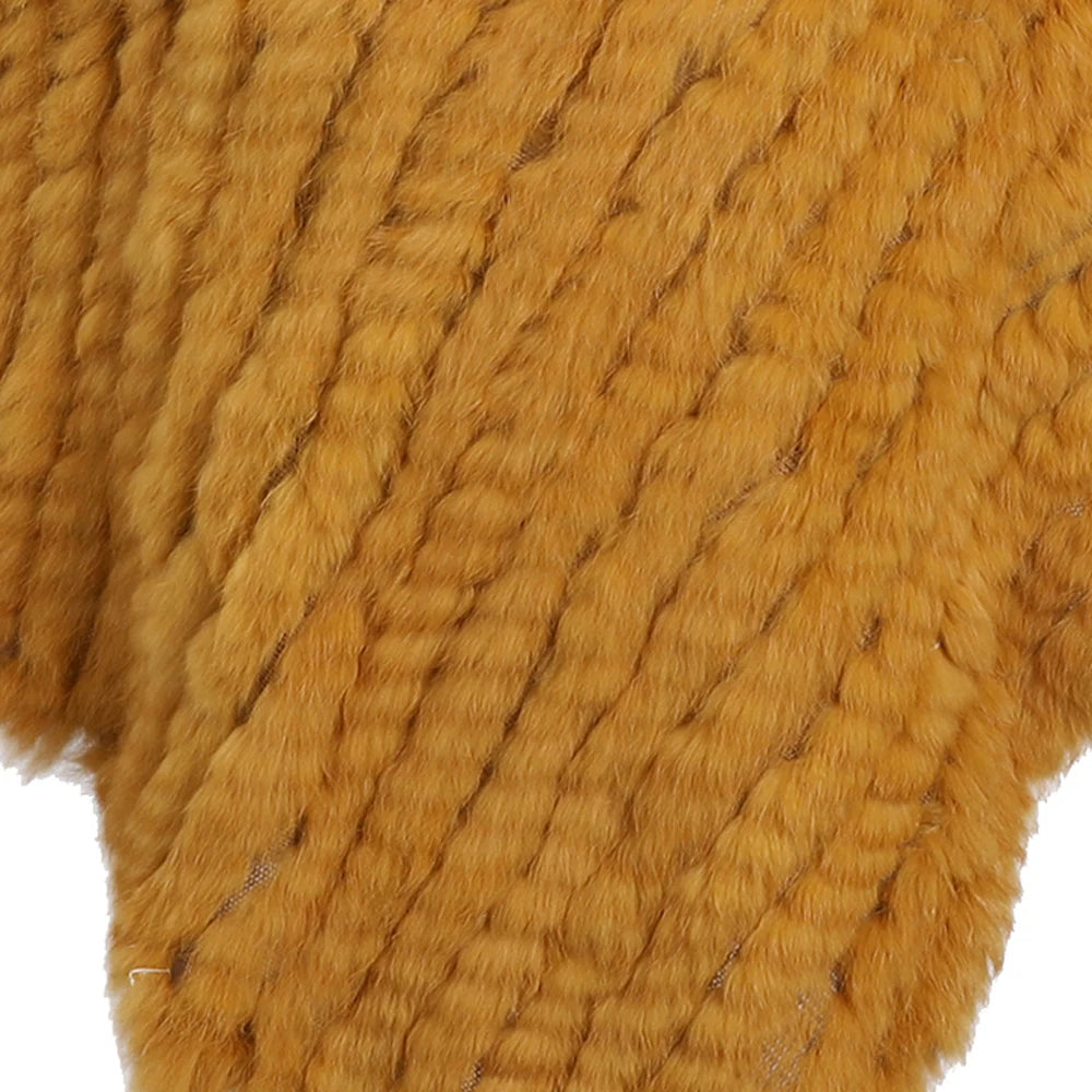 Textured Pointed Hem Poncho for Layering over Outfits
