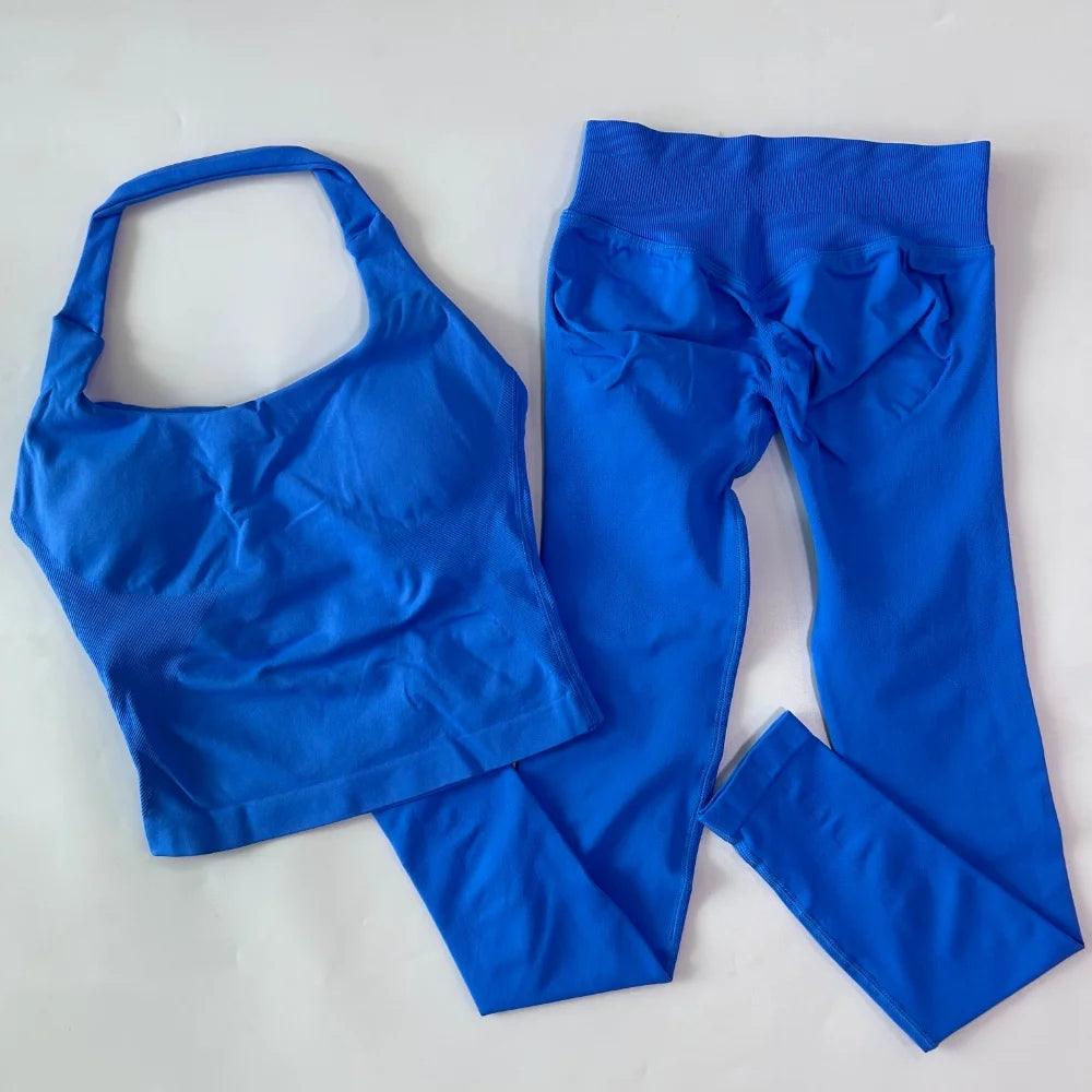 Women's Tank And Shorts Yoga Set For Workout Outfits