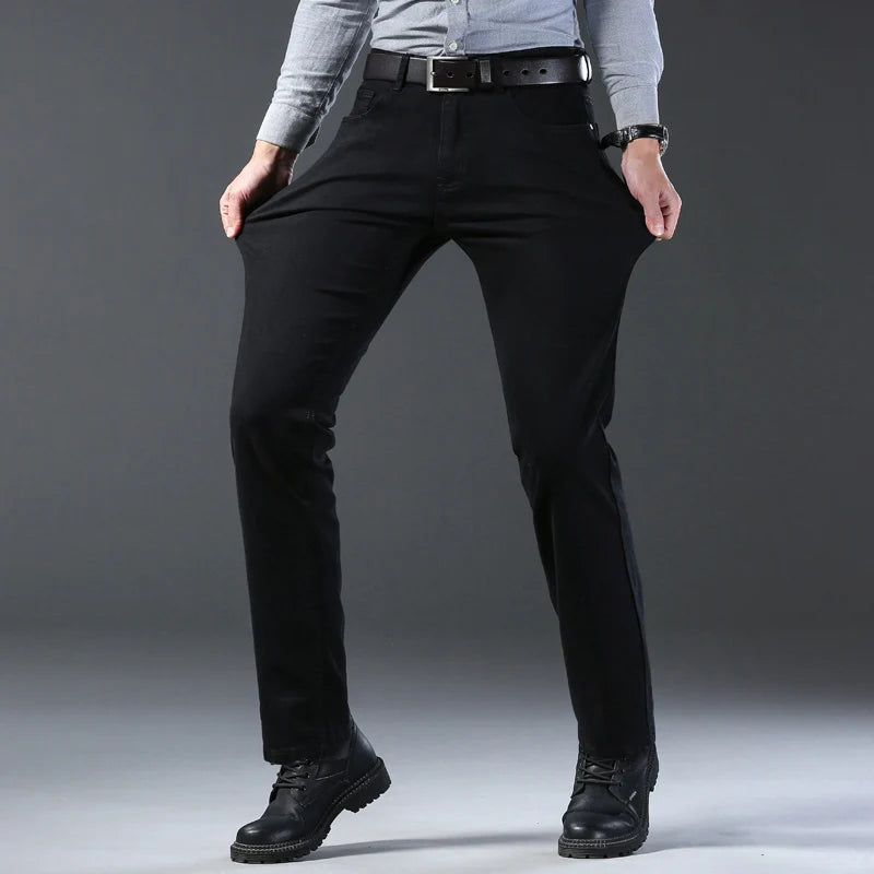 Men's Straight Leg Denim Jeans for Casual Everyday Wear