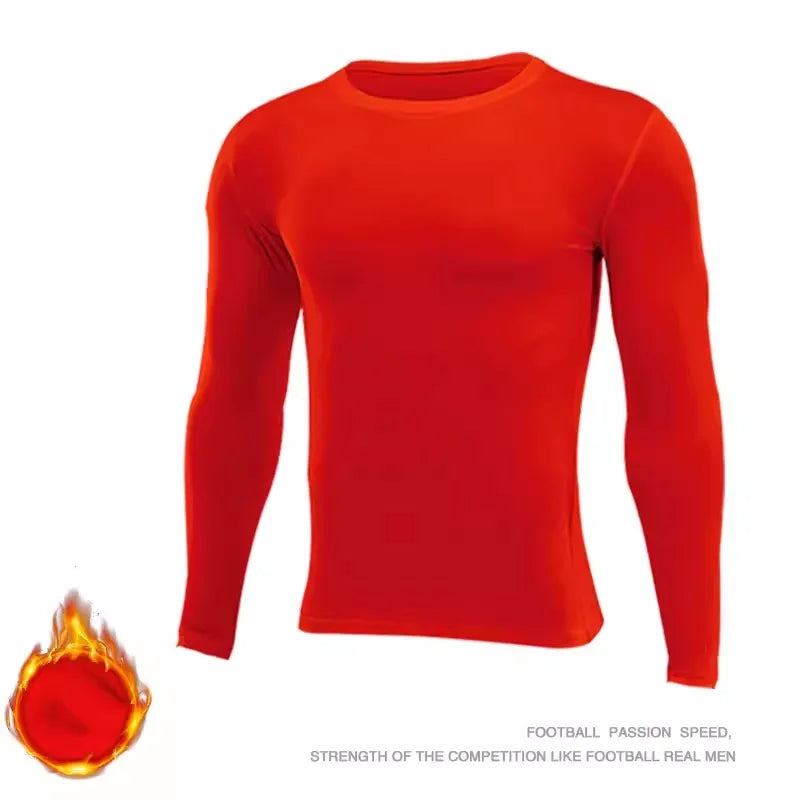 Fitted Crew Neck Long Sleeve Compression T Shirt