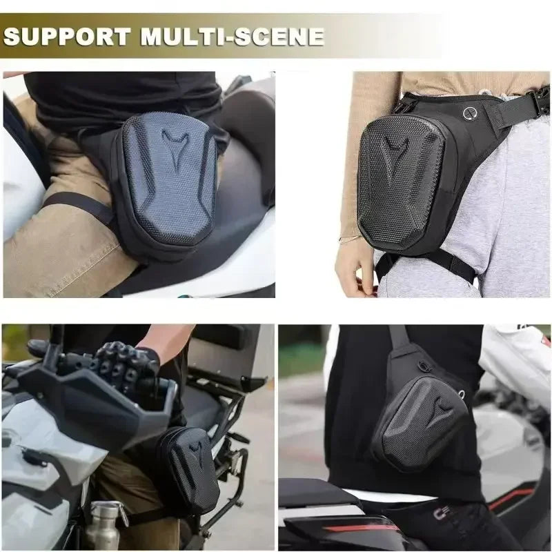 Structured Thigh Bag with Adjustable Waist and Leg Straps
