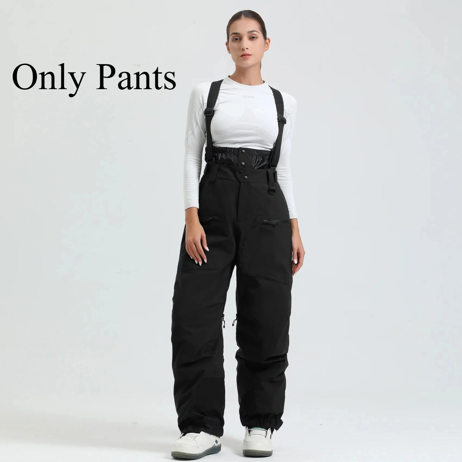 Full Length Suspender Ski and Snowboard Winter Bib Pants