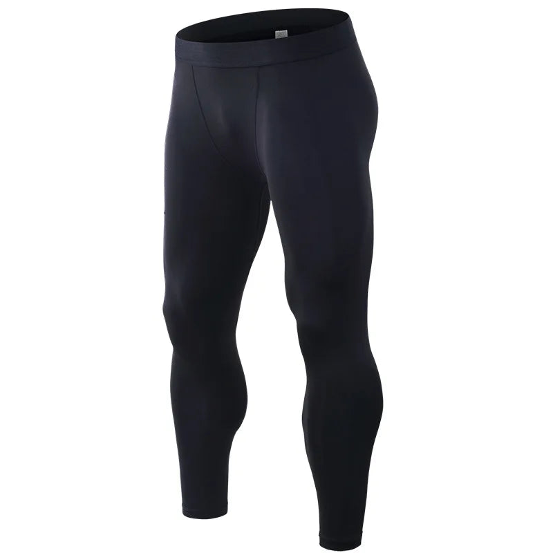 Men's Fitted Training Leggings for Gym and Running