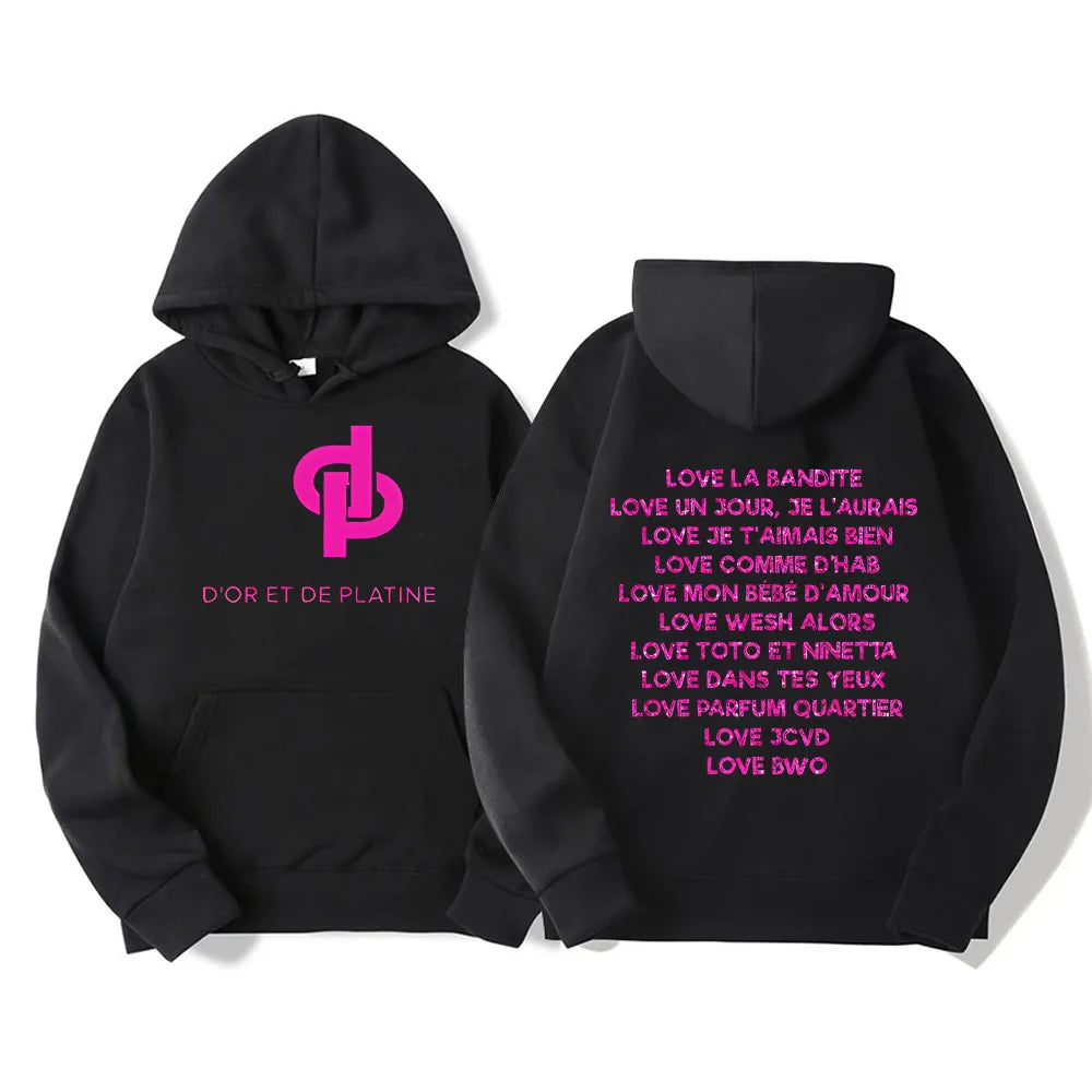 Long Sleeve Casual Hooded Sweatshirt with Relaxed Streetwear Styling