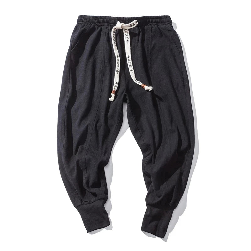 Men's Drawstring Waist Casual Pants For Everyday Wear