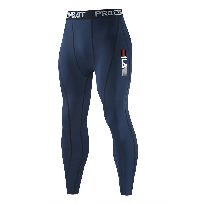 Men's Fitted Training Leggings for Gym and Running
